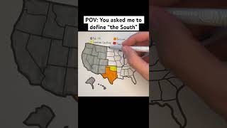 POV You asked me to define “the South” 🇺🇸 usa unitedstates map geography states south [upl. by Bui484]