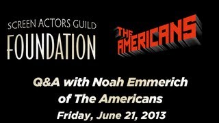 Conversations with Noah Emmerich of THE AMERICANS [upl. by Nawram]