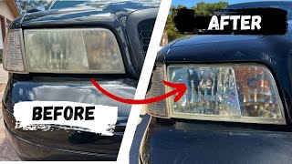 HOW TO RESTORE YOUR HEADLIGHTS BEST METHOD  Glory Days Series  Episode 2 [upl. by Puduns]