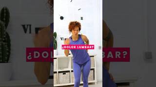 Ejercicios para aliviar dolor lumbar 💥 dolorlumbar dolorespalda espaldasana [upl. by Royce]