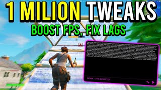 Best Fortnite PC FPS BOOST  quotOPTIMIZATIONquot FPS BOOSTER for Fortnite Increase FPS amp Tweaks [upl. by Leyes]