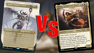 Narset Vs Atraxa 1v1 EDHCMDR Gameplay [upl. by Kassaraba472]