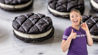 Stop Buying These Cookies at the Grocery Store Homemade Oreos [upl. by Yetac]