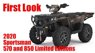 2020 Polaris Sportsman 570 and 850 LE First Look and 450 570 850 and Sportsman 1000 Packages [upl. by Galvin]