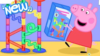 Peppa Pig Nursery Rhymes 🔮 Marble Run Song 🛝 BRAND NEW Nursery Rhymes And Kids Songs [upl. by Eerhs]