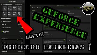 Novedad Midiendo latencias con Geforce Experience 2020 Nuevo OSD [upl. by Saxena]