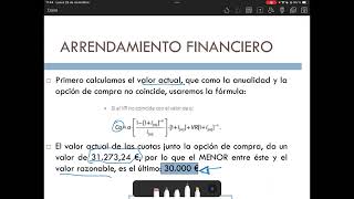 CyF  UD4 Arrendamiento financiero [upl. by Nabla]