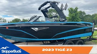 2023 Tigé Z3 Wake Boat Tour SkipperBuds [upl. by Thrasher]