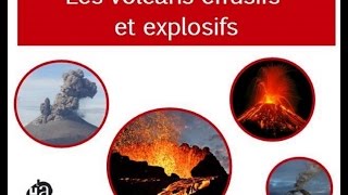 Les volcans effusifs et explosifs  des différences [upl. by Nossaj820]