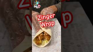 Zinger Wrap shahjees591 streetfood ytshots youtubeshorts zingerburger chicken wrapchicken [upl. by Lenwood]