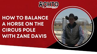 How To Balance A Horse On The Circus Pole with Zane Davis [upl. by Helenka612]