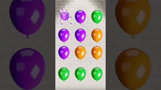 Colourful Balloons Fast Blasting Sound Satisfying asmr [upl. by Wilinski]