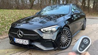 My MERCEDES CCLASS AMG Line 2023  FULL indepth REVIEW exterior interior infotainment [upl. by Verina253]