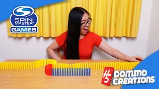 How to Build and Topple Dominoes H5 Domino Creations by Lily Hevesh and Spin Master Games [upl. by Dyann]