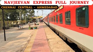 Navjeevan Express Full Journey  Chennai to Ahmedabad  Daily Train  Pantry Food [upl. by Asilej546]