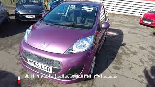 Peugeot 107 10 12V Active Hatchback 5dr Petrol Manual Euro 5 68 ps KP62 LDD [upl. by Nodanrb]