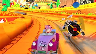 AMY Sunshine Tour 7 Laps Expert Request Sonic amp Sega AllStars Racing PC [upl. by Drogin]