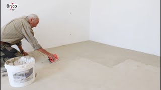 Réaliser un sol en béton ciré  Tuto bricolage avec Robert [upl. by Schmeltzer958]