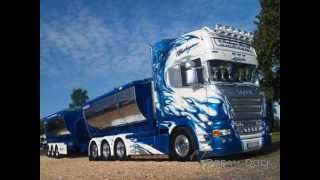 SCANIA R620 V8 AIRBRUSH TRUCK THURHAGEN AKERI SWEDEN [upl. by Cathi]