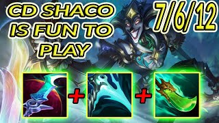 FULL GAMEPLAY COOLDOWN SHACO JUNGLE S14  Try this build [upl. by Skier]