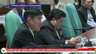 Tulfo scoffs at DMCIs Consunji for sleeping at hearing [upl. by Gassman135]