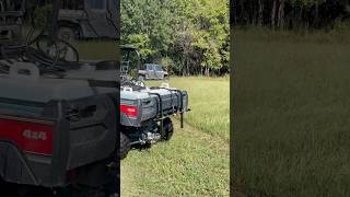 Spraying 8 acres for fall FOOD PLOT shorts farm [upl. by Ahseyn]