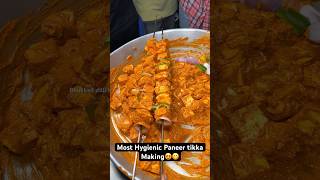 Most Hygienic Paneer tikka Making😍😋 Indian Street Food [upl. by Imot172]