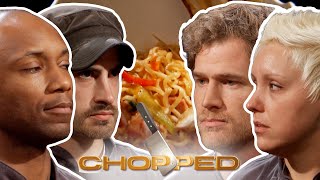 Chopped Ramen Steak amp Bananas  Full Episode Recap  S7 E1  Food Network [upl. by Niwrud]