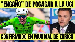 Tadej Pogacar SE CONFIRMA ENGAÑO DE POGACAR Y SELECCIÓN DE ESLOVENIA EN MUNDIAL DE CICLISMO 2024 [upl. by Handel]