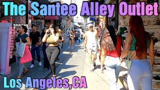 The Santee Alley Outlet Mall Downtown Los Angeles [upl. by Camey]