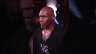 Mike Tyson makes his entrance for fight vs Jake Paul shorts [upl. by Kape]