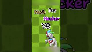 PVZ Fusion  Noob vs Pro vs Hacker  King Clown Zombie pvz memes shorts [upl. by Stempson]