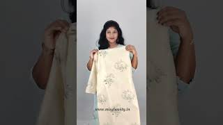 Chanderi Silk Digital Printed Slitted Kurta  Price1299  Latest Collections [upl. by Adaurd]