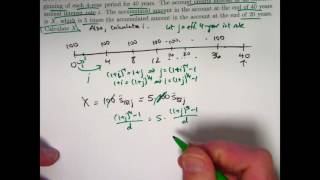 Actuarial Exam 2FM Prep Find FV of AnnuityDue w Interest Credited Over Different Ints than Pmts [upl. by Vorster289]