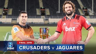 Crusaders v Jaguares  Super Rugby 2019 Final Highlights [upl. by Ycnej]