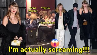 ROBERT PATTINSON TAYLOR SWIFT AND LAURA DERN ALL SITTING TOGETHER AT THE POOR THINGS PREMIERE [upl. by Eddana738]