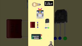 How To Make Simple Inverter 12V To 220V  12V DC to 220V AC Simple Circuit Diagram✅💯shortfeed [upl. by Grindlay551]