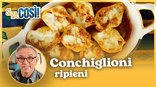 Conchiglioni ripieni  Si fa così  Chef BRUNO BARBIERI [upl. by Batsheva315]