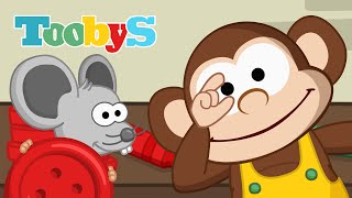 Abaixo de um botão  Video Musical Infantil  Toobys [upl. by Seraphim463]