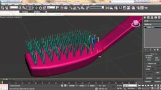 3D Studio Max Toothbrush Modeling Tutorial  Part 03 [upl. by Trace25]