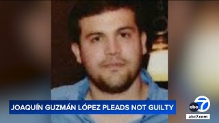 El Chapos son Joaquin Guzman Lopez pleads not guilty in US court [upl. by Willing715]