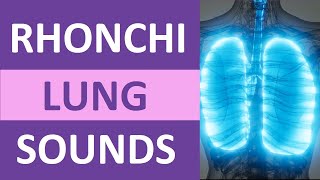 Rhonchi Lung Sounds Nursing NCLEX Review  Adventitious Lung Sounds [upl. by Lindsay772]