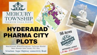 Hyderabad Pharma City Plots  Mercury Township  Premium Villa Plots Near Hyderabad Pharma City [upl. by Auqenahs676]