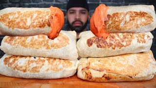 ASMR EATING GIANT BURRITOS [upl. by Follansbee]