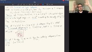 Linear Algebra Lecture 6 Invariant and cyclic subspaces [upl. by Aiket]