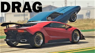 Drag Racing With Our Crew Members In GTA Online [upl. by Joon]