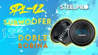 Subwoofer 12 Pulgadas  Doble Bobina  1200 Watts  Steelpro  SPL12x [upl. by Bevvy]