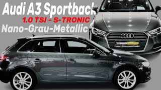 Audi A3  10 TSI  STronic  DESIGN  NANOGRAUMETALLIC [upl. by Serdna]