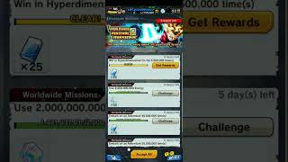 Win in Hyperdimensional CoOp 6500000 Times Completed dragonballlegends [upl. by Ami439]