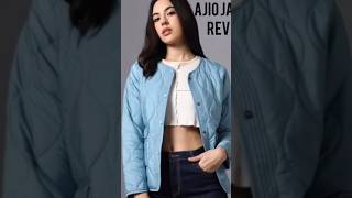 Ajio jacket reviewreview ajio jacket shortswinter fashion unboxing viral shorts [upl. by Raleigh763]